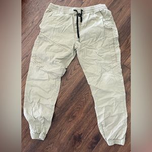 Mens khaki joggers